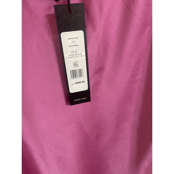 Bcbg Maxazria, Pink Slip Dress, Size 2, NWT - Picture 3 of 5